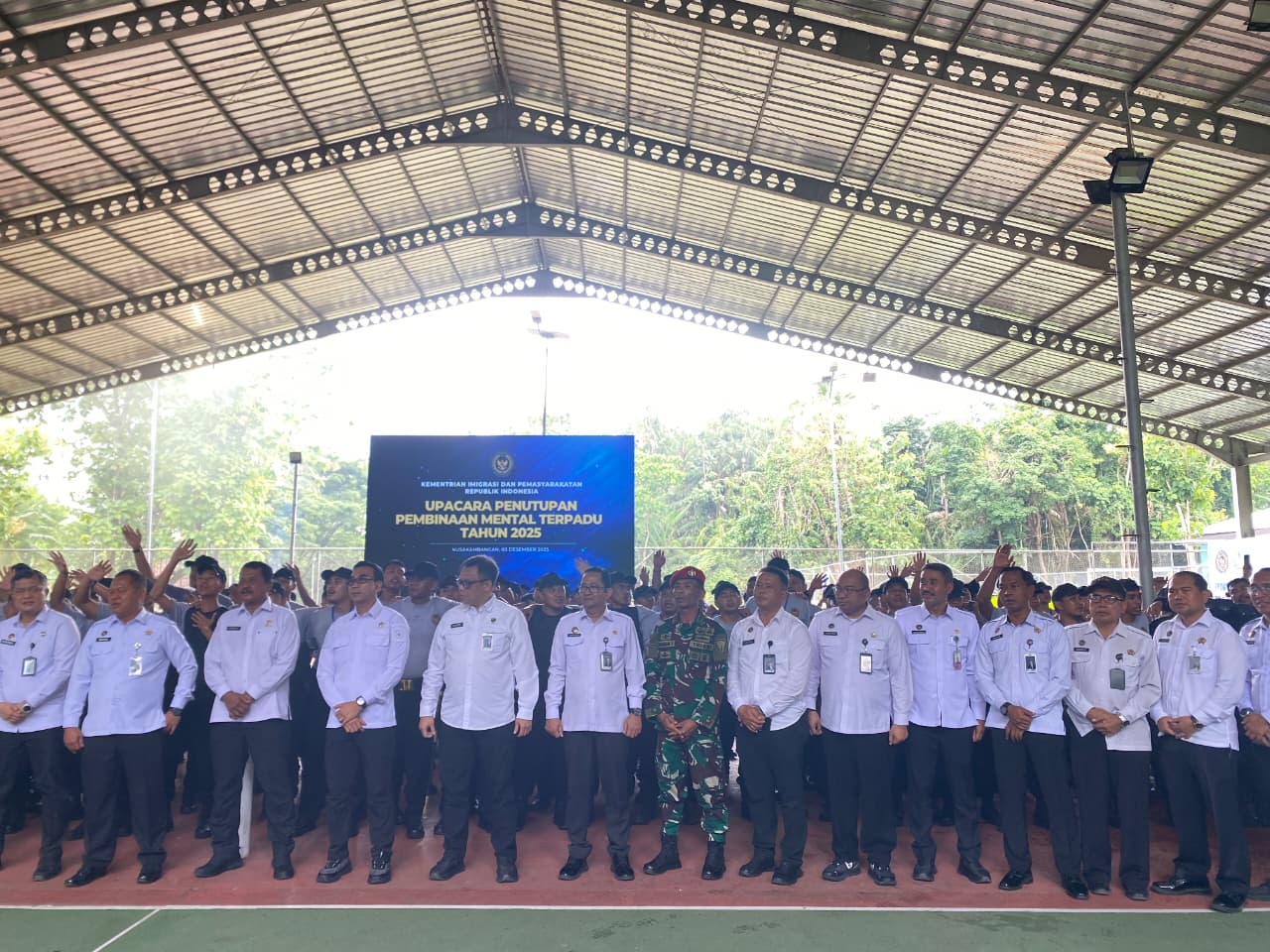 Penutupan Pembinaan Fisik dan Mental Terpadu Imipas Tahun 2025 di Nusakambangan: Wujud Penguatan Disiplin dan Profesionalisme Aparatur